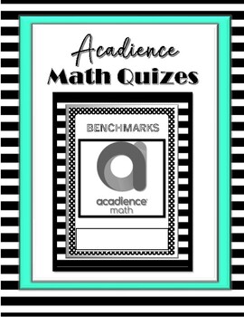 Preview of Acadience Math Year Booklet 3rd Grade