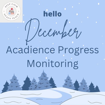 Preview of K-6th Acadience Progress Monitoring Bundle (December only)