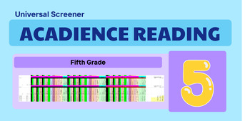 Preview of Acadience Reading Fifth Grade Data Tracking with instant Composite Score
