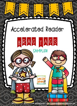 Preview of Brag Badges for Accelerated Reader AR  Book Award & Points SAMPLER