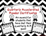 Accelerated Reader Award / Certificate - A.R. Goal for Reading
