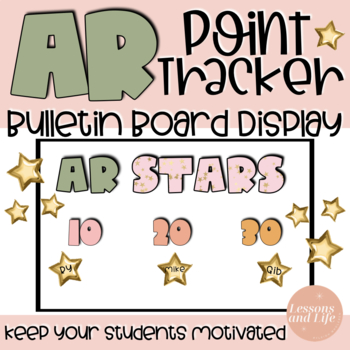 Preview of AR Reading Points Bulletin Board Display | AR Point Tracker