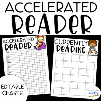 Preview of Accelerated Reader Charts {Editable}