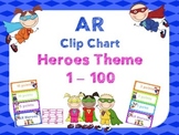 Accelerated Reader Clip Chart - Heroes Theme