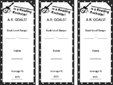 Accelerated Reader Goals Bookmark two-sided