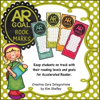 Preview of Accelerated Reader Level and Goal Bookmarks for the Year