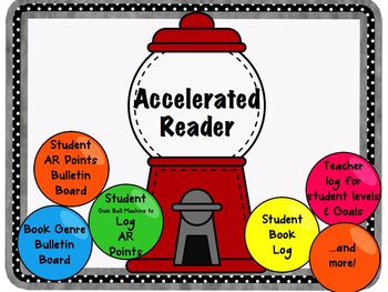 Accelerated Reader Management Program Gum Ball Theme By Free To Teach