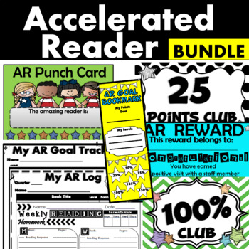 Preview of AR Goal Mega Pack, Bulletin, Accelerated Reader Logs, Punch cards and MORE!