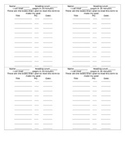 Accelerated Reader Planning Sheet