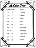 Accelerated Reading AR Color Code Chart Printable (Editable)