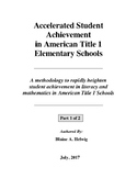 Accelerated Student Achievement In American Title 1 Elem. 