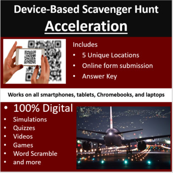 Preview of Acceleration – A Digital Scavenger Hunt Activity