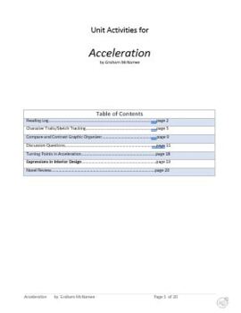 acceleration by graham mcnamee characters
