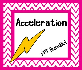 Preview of Acceleration PowerPoint w/ Student Notes
