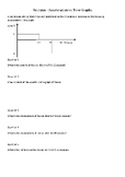 Acceleration-Time Graphs worksheet with ANSWERS