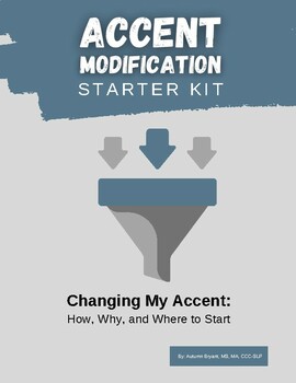 Preview of Accent Modification Starter Kit