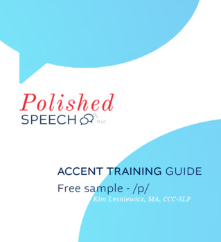 Preview of Accent Training Guide - Sample /p/