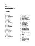 Accent on Achievement Book 1, Benchmark #2 Worksheets and Tests
