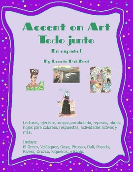 Preview of Accent on Art Todo Junto - 10  Spanish Art Bundle  for the Spanish Classroom