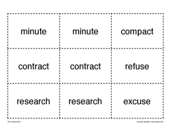 Image result for accented syllables