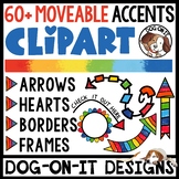 Accents Clipart for TpT Store | Boom Cards | Borders | Arr