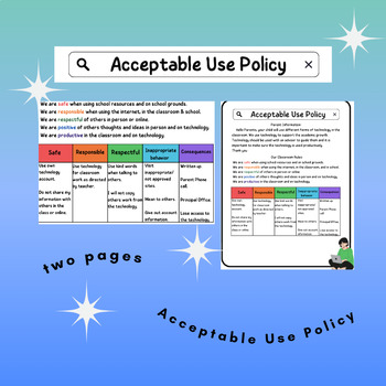 Preview of Acceptable Use Policy