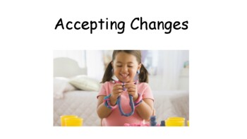 Preview of Accepting Changes / Increasing Flexibility Social Story (Special Education, ABA)