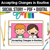 Accepting Changes in Routine Social Story Schedule Change 