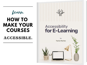 Preview of Accessibility for E-Learning Articulate Storyline WCAG 508 complianace ADA