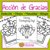 Acción de Gracias Actividades - Thanksgiving Activities Bilingual