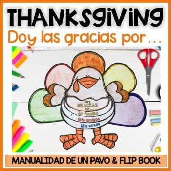 Preview of Acción de Gracias Manualidad | Thanksgiving Craft I am thankful for in Spanish