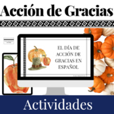 Acción de Gracias Thanksgiving Spanish Lesson