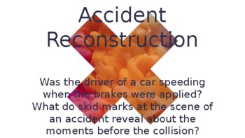 Preview of Accident Reconstruction Algebra Exploration