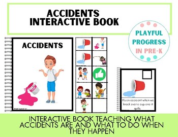 Preview of Accidents - Interactive Social Story, Pre-K, Kindergarten