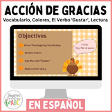 Acción de Gracias : Vocabulario, Colores, El Verbo 'Gustar