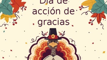 Preview of Accion de gracias, Thanksgiving in Spanish