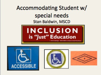 Preview of Accommodating Students with Disabilities & Disability History
