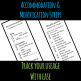 Accommodation and Modification Strips