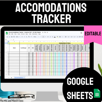 Preview of Accommodations Tracker