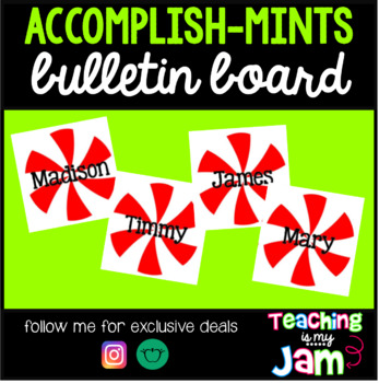 Preview of Accomplish-Mints Bulletin Board Decoration