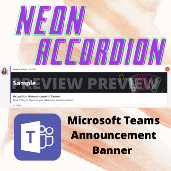 Preview of Accordion Instrument Microsoft Teams Announcement Banner