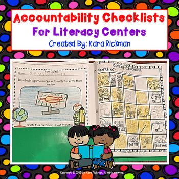 Preview of Accountability Checklists for Literacy Centers