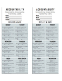 Accountability Sheet