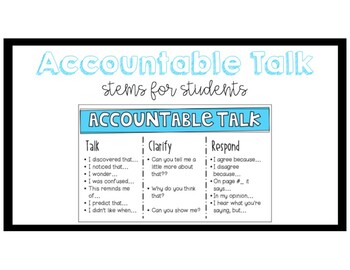 Preview of Accountability Talk