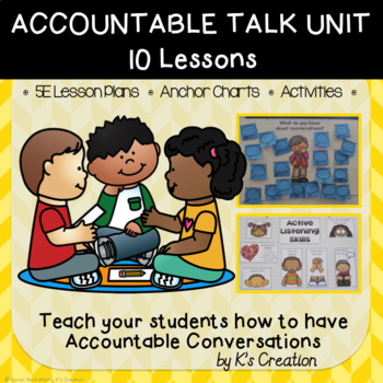 Preview of Accountable Talk Unit Bundle