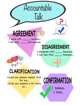 Preview of Accountable Talk Anchor Chart