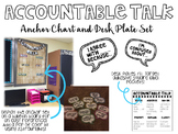 Accountable Talk Anchor Chart and Desk Plate Set