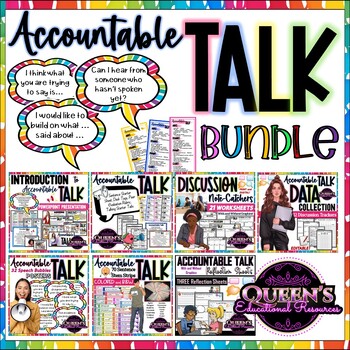 Preview of Accountable Talk BUNDLE |  Discussion Kit |  Classroom Talk Tools