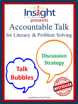 Preview of Accountable Talk Bubbles for Literacy & Problem Solving