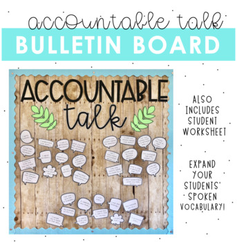 Preview of Accountable Talk Bulletin Board